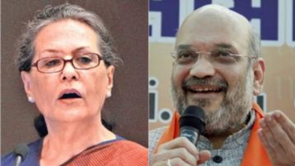 सोनिया गांधी के बयान पर शाह ने किया पलटवार