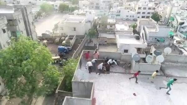 ड्रोन से हो रही शहरभर की निगरानी