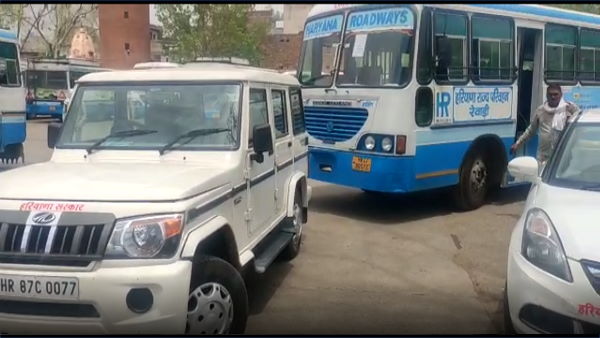 haryana roadways 16 buses reaches in kota rajasthan for bring to coaching students haryana roadways 16 buses reaches in kota rajasthan for bring to coaching students
