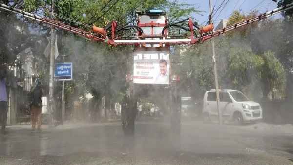  हर घंटे करीब 20 हजार वर्ग मीटर को करेगी सैनिटाइजेशन 