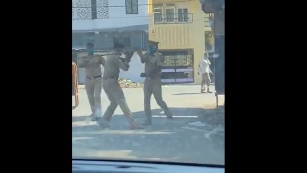 वाहनों के चेकिंग के दौरान किसी बात पर हुई बहस