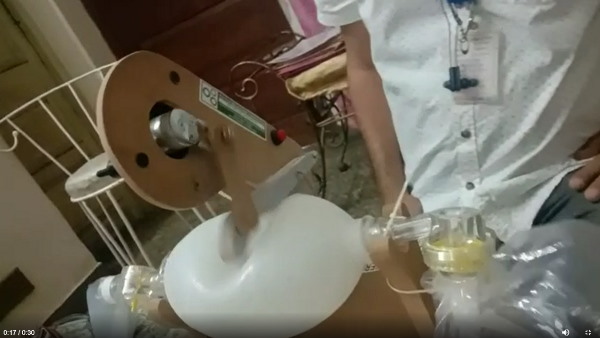 वेंटिलेटर की कमी से आया विचार