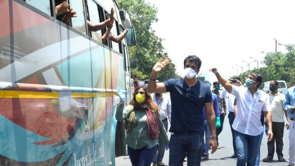 प्रवासी मजदूरों के लिए आगे आए सोनू सूद