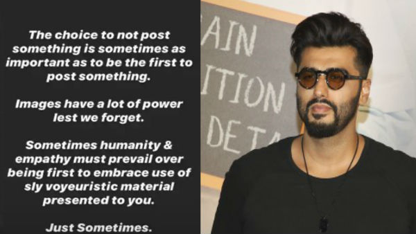 अर्जुन कपूर ने लोगों की दी नसीहत