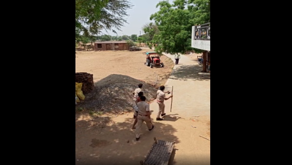 गश्त पर थी मंडावरी थाना पुलिस