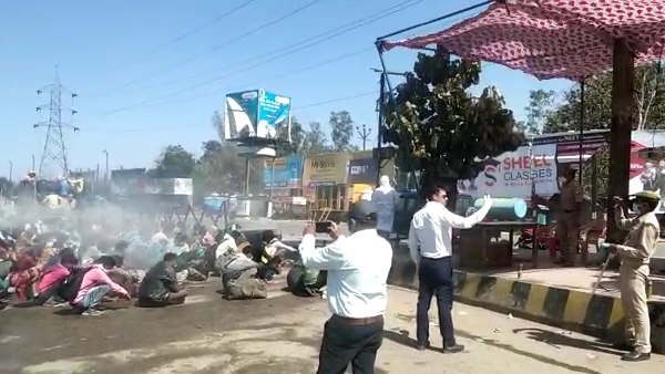 बरेली में किया गया था सैनेटाइजर का छिड़काव