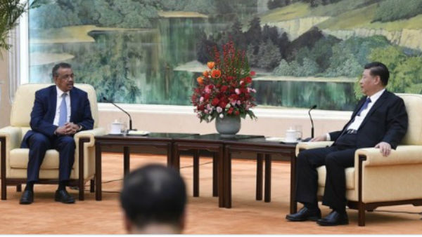 जिनपिंग ने टेड्रोस को किया था फोन?