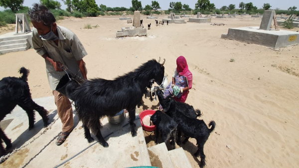 तालों में बन्द रहता है पानी