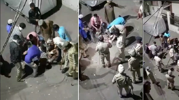 Watch video: liquor selling in red zone of ahmedabad in lockdown, drunken-men ignoring social distancing
