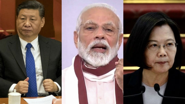 ताइवान की राष्‍ट्रपति को दी बधाई 