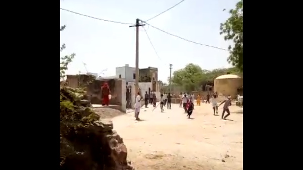Nagaur Lawadar Villagers dispute for Way Video Goes viral Nagaur Lawadar Villagers dispute for Way Video Goes viral