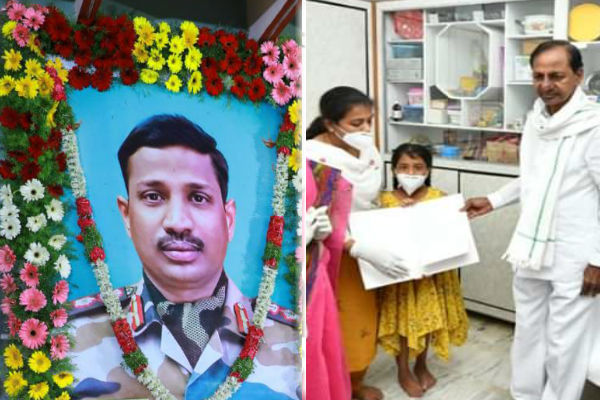 पत्नी को सौंपा चेक