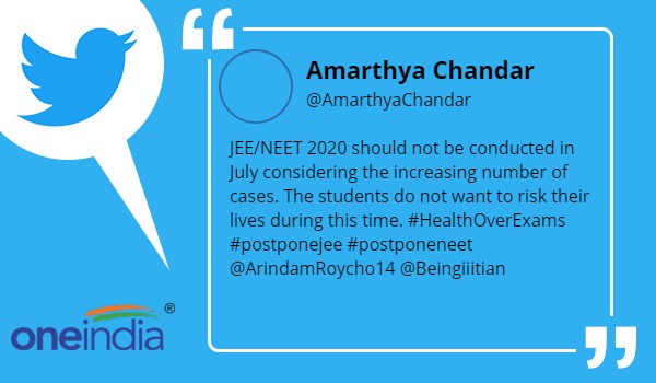 Students Demand Postponement of JEE Main, NEET, CA and CS Exams due to coronavirus pandemic