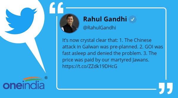 rahul gandhi attacks on modi govt, says GOI was fast asleep and price was paid by our martyred Jawans rahul gandhi attacks on modi govt, says GOI was fast asleep and price was paid by our martyred Jawans
