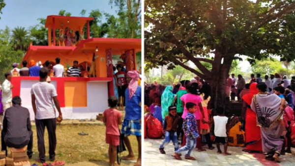 गांव के 80 फीसदी लोगों ने की पूजा