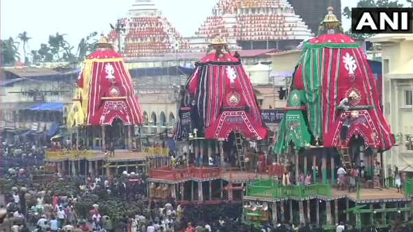 नारियल की लकड़ी से बनाए जाते हैं रथ 