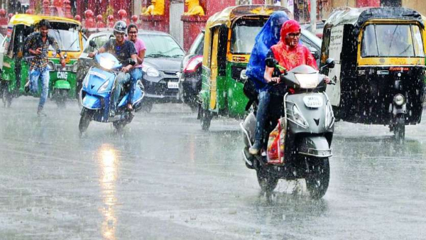 अगले 2 घंटे में बारिश की संभावना