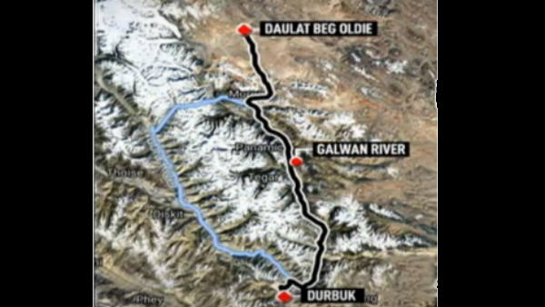 लद्दाख में भी सड़क की वजह से है तनाव 