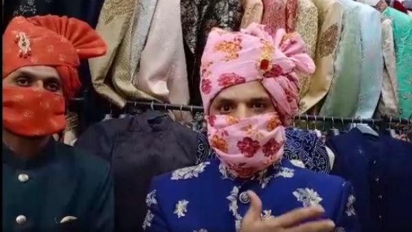 matching masks started with Jodhpuri matching masks started with Jodhpuri