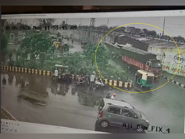 Watch video: Overbridge collapsed due to rain, two people died in Rajkot