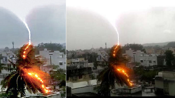 वज्रपात से लोगों के रोंगने खड़े हो गए