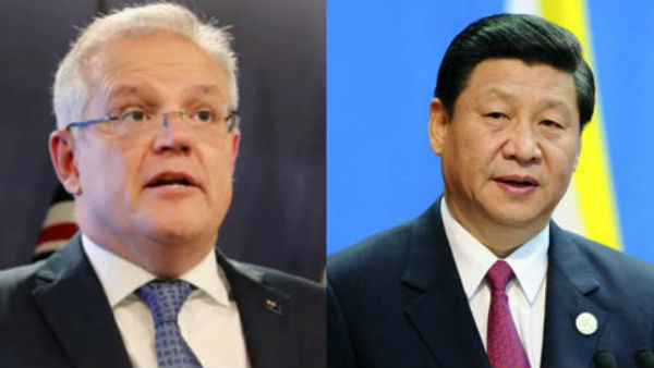 चीन और ऑस्‍ट्रेलिया के बीच भी तनाव 