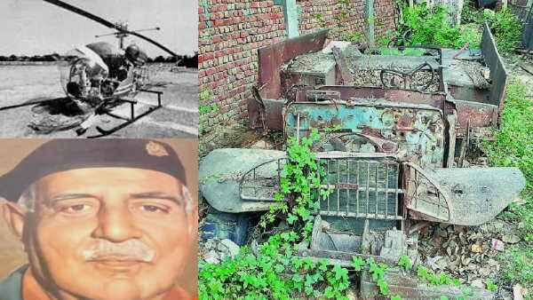 सीएम के हेलीकॉप्टर को जीप से तोड़ा सीएम के हेलीकॉप्टर को जीप से तोड़ा