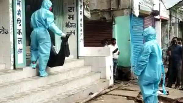 bhagalpur corona positive man died on the shop no one did help