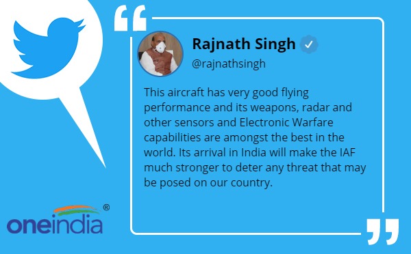 राजनाथ ने गिनाईं राफेल की खूबियां