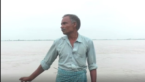 Flood in Saryu river at barabanki