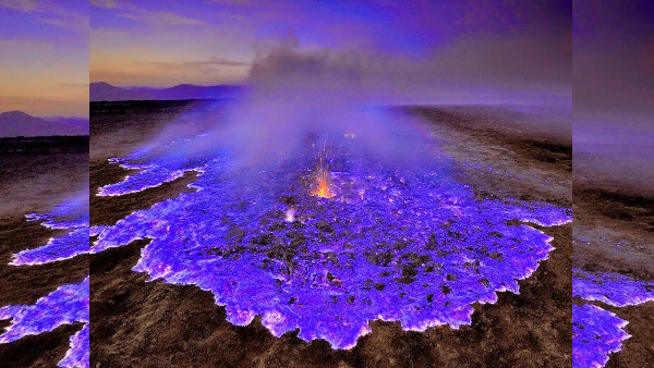 इंडोनेशिया में है ये हैरतअंगेज ज्वालामुखी