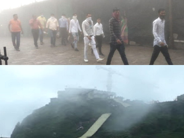 ढ़ाई हजार फीट ऊंचाई पर हरियाली की चादर