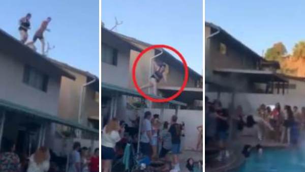 रूफटॉप से टकरा गई लड़की रूफटॉप से टकरा गई लड़की