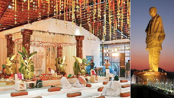 दुनिया की सबसे ऊंची प्रतिमा के पास होंगी शादी दुनिया की सबसे ऊंची प्रतिमा के पास होंगी शादी