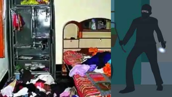 घर में चोरों ने पकाया मटन और चावल