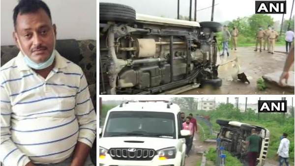 तेज बारिश और गाड़ी की रफ्तार की वजह से हुआ हादसा तेज बारिश और गाड़ी की रफ्तार की वजह से हुआ हादसा