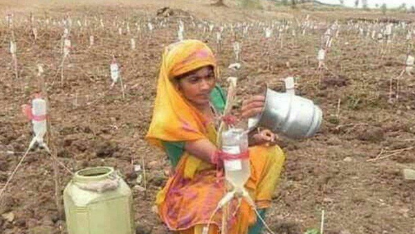 ग्लूकोज की बोतल से लाखो कमा रहा किसान