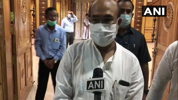 BJP led coalition wins trust vote in Manipur, Cong MLAs create ruckus inside Assembly BJP led coalition wins trust vote in Manipur, Cong MLAs create ruckus inside Assembly