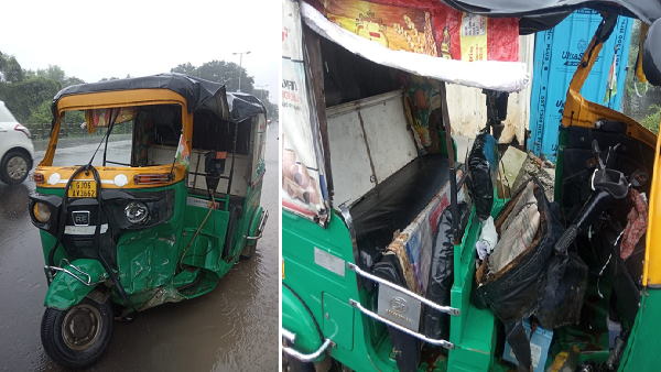 दो कारों से टैंपो बुरी तरह क्षतिग्रस्त दो कारों से टैंपो बुरी तरह क्षतिग्रस्त