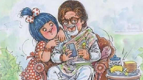अमूल ने बनाया अमिताभ का पोस्टर और दी शुभकामनाएं 