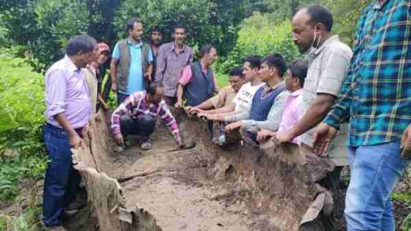ब्रिटिश काल की मिली नाव
