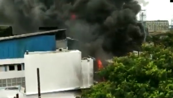 Massive Fire At Chemical Factory In Gujarats Valsad