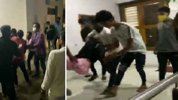 थाने के अंदर युवक ने छिड़क मिट्टी का तेल थाने के अंदर युवक ने छिड़क मिट्टी का तेल