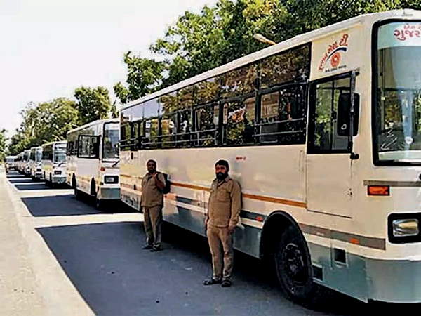 gujarat ST bus start on Aug 22 : 40 Volvo And AC Seater sleeper Buses Will Running continue