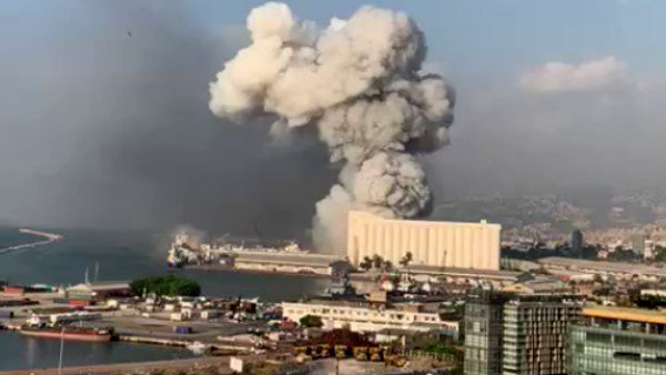 बेरूत में विस्फोट से 3.5 की तीव्रता का भूकम्प भी आयाः जीएफजेड बेरूत में विस्फोट से 3.5 की तीव्रता का भूकम्प भी आयाः जीएफजेड