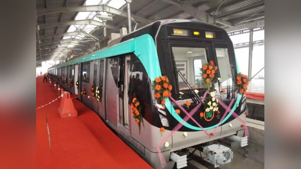 ग्रेटर नोएडा मेट्रो डिपो में कोच तैयार