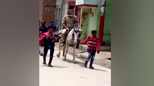 खुद नियमों का पालन करते नजर नहीं आ रहे दरोगा जी