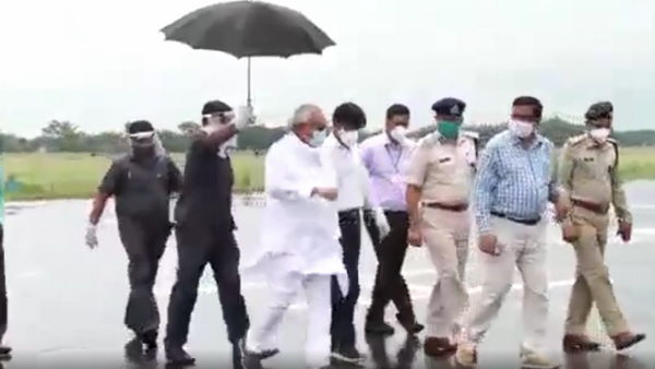 CM Nitish Kumar did aerial survey of flood affected areas