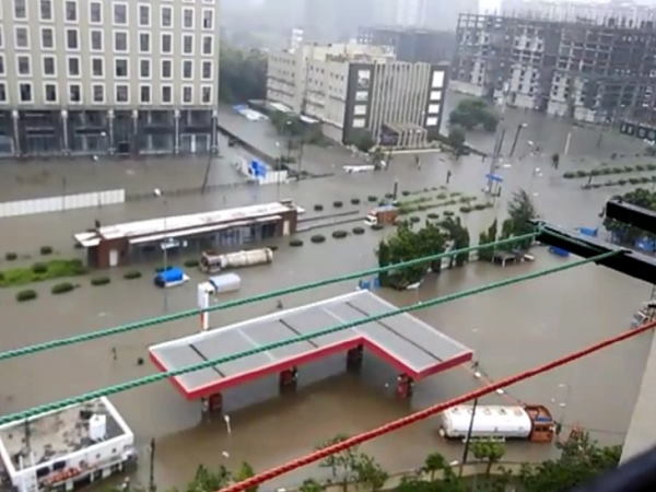 नदी का जलस्तर लगा बढ़ रहा