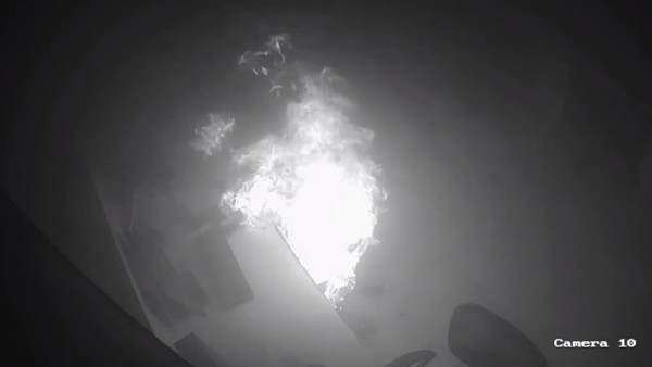 सीसीटीवी से पता चला आग लगने का कारण